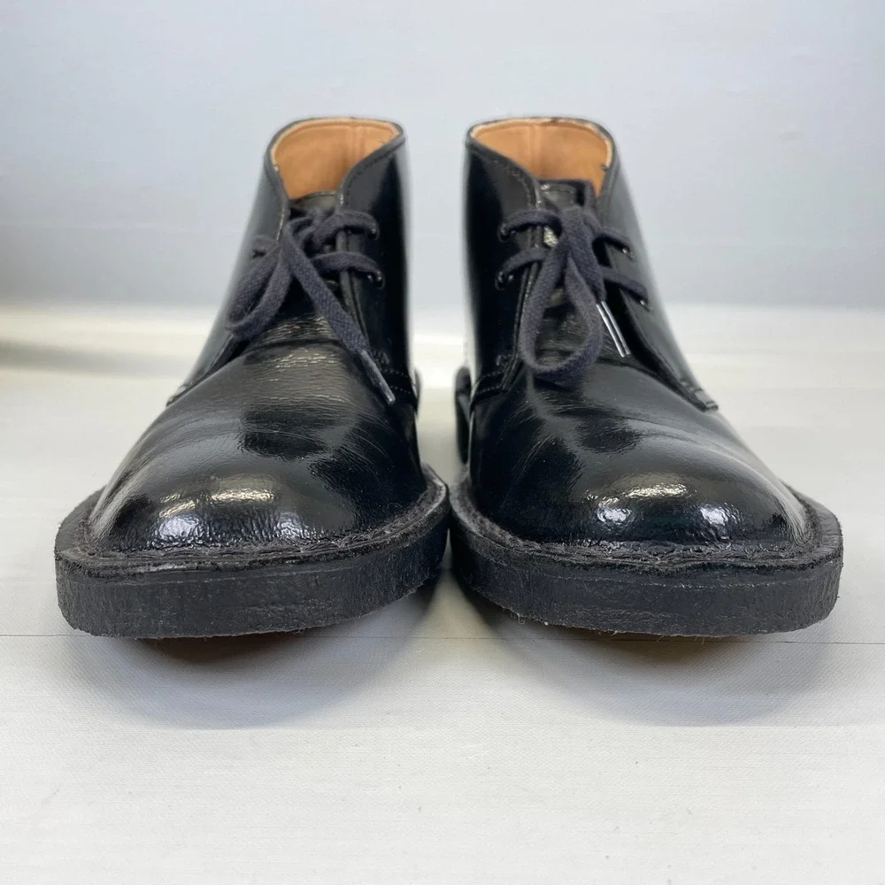 Clarks Originals Desert Boots Womens Size 6.5 M Black Leather Crepe Sole Shoes